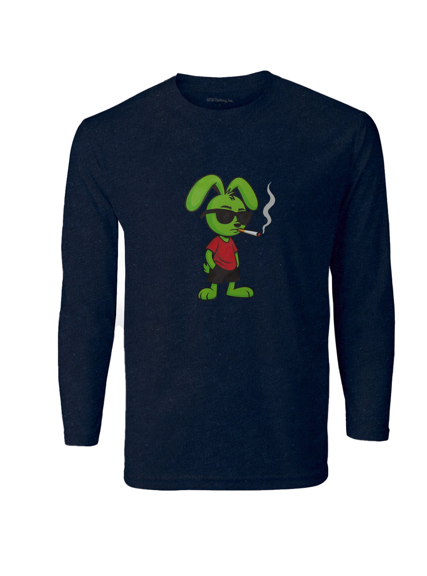 gfb Smoking Long Sleeve T-Shirt Navy