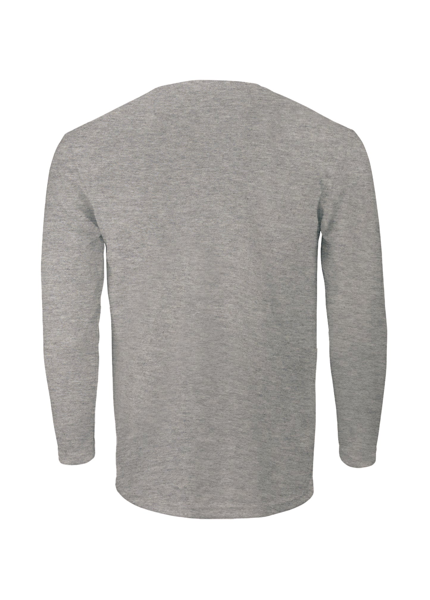 gfb White Long Sleeve T-Shirt Heather Grey